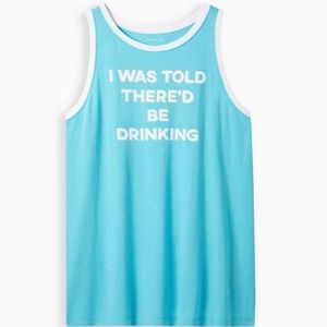 Torrid Vintage Tank - Triblend Jersey Drinking Blue